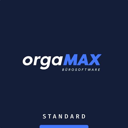 orgaMAX M | PC Download | Jahreslizenz | Bürosoftware, Rechnungsprogramm, Angebote & Rechnungen schreiben, Warenwirtschaft, Faktura uvm. | M | 1 Jahr | PC | PC Aktivierungscode per Email