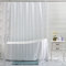 Trimming Shop Rideau de Douche PEVA avec aimants inférieurs - Doublure de Rideau de Douche Transparente résistante à la moisissure et à la moisissure avec 12 Crochets pour Rideaux - 180 cm x 180 cm