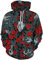 PADOLA Sweat à Capuche Homme Impression en 3D Sweat Halloween Noël Pull Sport Manche Longue Sweat avec Poches Automne Hiver Cadeaux (XXL, 3 Rose)