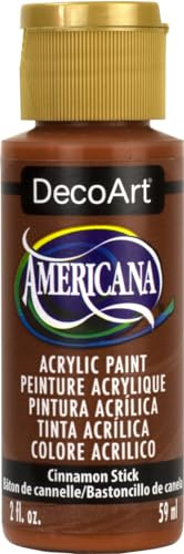 DecoArt Americana Acrylic Paint 59ml 2oz Browns - Cinnamon Stick DA391