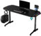 Ultradesk FRAG V3 Scrivania LED RGB per Giocatori - Tavolo da Gioco Struttura in Acciaio - Spazio per due Monitor - Futuristiche - Spazio per le Gambe e Altro - Accessori Inclusi, 150x60cm, Nero