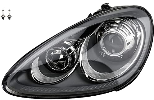 Johns, Scheinwerfer Halogen passend für Porsche Cayenne 92A Links 2010- mit LWR Leucht.