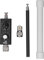 Antena de Onda Corta QRP Antena de Bucle Pequeño Portátil HF Banda Completa Sintonizada FM Aviación UV para Recepción de Señal Recepción de Señal de Transmisión