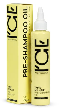 ICE Professional by Natura Siberica Tame My Hair Pre‑Shampoo Oil 100ml – Anti‑Frizz Vor‑Shampoo Öl für Krauses & Widerspenstiges Haar, Tiefenpflege & Glättung, Feuchtigkeit, Glanz & Reparatur