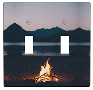 Camping Decorator Lichtschalter oder Steckdose Wandplatte für Lichtschalter, Dimmer, Steckdose