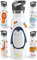 OWLBOOK® Kinder Edelstahl Trinkflasche mit Strohhalm 600 ml | Spülmaschinenfest & BPA Frei | Personalisierte Geschenke für Kinder zur Einschulung Geburtstag Schulanfang | Pinguin