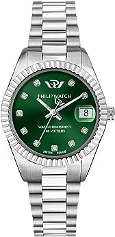 Philip Watch Caribe Urban Damenuhr, Zeit und Datum, Quarzwerk CT 0,05 GH- SI3- R8253597649