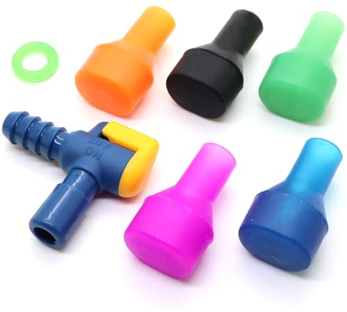 7 Piece Replacement Bite Valve Set For Hydration Pack Mouthpiece Fits Camelbak Camelback