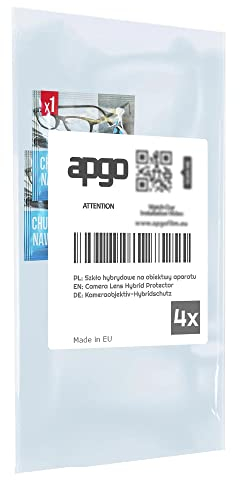apgo Protector de lente 4x Protector de lente de cámara híbrido para ZTE Blade A54, protección de cámara, protector de lente de cámara 9H