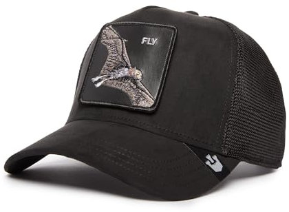 Goorin Bros. Original Recipe - Suede Collection Trucker Mütze für Damen und Herren, Schwarz (Wildleder-Schläger), Einheitsgr��e