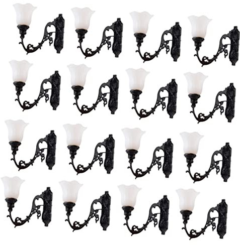 SAFIGLE 16 STK Puppenhaus Wandleuchte leuchtende Wandleuchte Sandtisch dekorative Lampe Modelle Möbel Sandtisch Materialien Modell Mini-Wandleuchte Sandkasten kleine Wandlampe Zierlampe