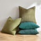 MIULEE 4er Set Kissenbezug Kissen Dekorative Kissenbezüge Kordsamt Sofakissen Dekokissen Kopfkissenbezug Couchkissen Deko Bezug für Sofa Couch Wohnzimmer Schlafzimmer 50x50cm Grüne Serie