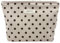 Torytoe Kosmetiktasche, Kulturtasche Segeltuch Mäppchen Make Up Schminktasche Gewebt Kariert Waschtasche Travel Cosmetic Organizer Kulturbeutel Reisen Kosmetikbeutel für Damen, Helles Kamel