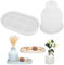 YeahBoom 2PCS Stampo in Resina Vaso,Vasi di Piante Stampi,Resina Stampo in Silicone,Stampo in silicone per vaso per la produzione di portapenne, vasi, bottiglie di cristallo e ornamenti decorativi