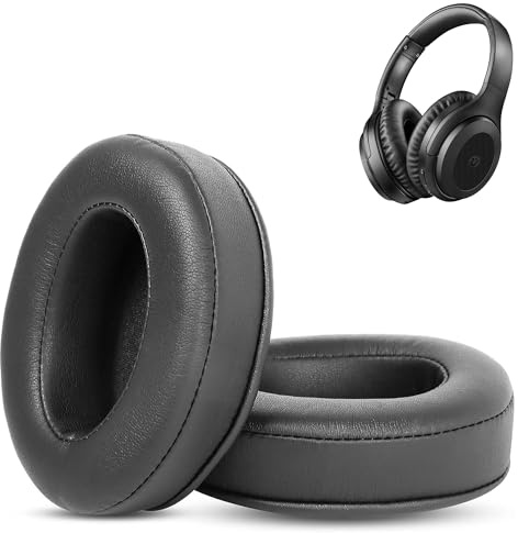 UT-BH001 Ersatz Ohrpolster für Utaxo UT-BH001 Over-Ear Kopfhörer Ersatz-Ohrpolster mit Proteinleder und Memory-Schaum