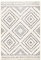 DEFYNEE Teppich Wohnzimmer 240 x 300 cm – Waschbarer Kurzflor Teppich, rutschfest, Vintage & Boho Stil, Pflegeleicht – Für Flur, Wohnzimmer, Schlafzimmer & Esszimmer, Schwarz-Weiß
