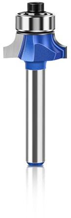 MACHSWON Round Over Router Bits 1/4 Shank,Roundover Beading Router Bit,Tungsten Carbide Blades,Corner Rounding Edge-Forming,Round Over Edging Router Bits 3.96mm Radius