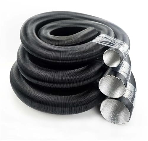 ERAKAFZTTK Conducto de calefacción de Aire Acondicionado for estacionamiento, de 42 mm, 60 mm y 75 mm de diámetro y 200 cm de Longitud, Apto for Webasto, Apto for Eberspacher, autocaravanas(75mm)
