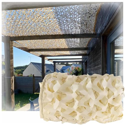 Oxford-Stoff Tarnnetz 2 * 2m Sonnenschutz Camouflage Netz, Sichtschutz Army Net für Outdoor Camping Jagd Fotografie Garten Dekoration