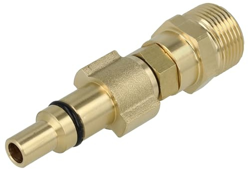 vhbw Adapter Bajonett auf M22 Gewinde kompatibel mit Lavor Stargate 180 Hochdruckreiniger - Schnellkupplung