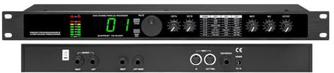 Equalizzatore del processore audio professionale, Reverb digitale professionale, elaborazione del segnale a 24 bit programmabili preimpostati, 99 programmi preimpostati, 199 memoria di effetti sonori,
