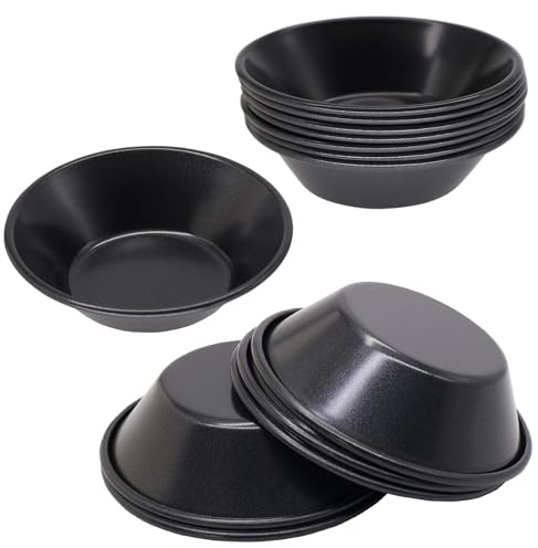 13PCS Egg Tart Molds, 3-Inch Pastel de NATA Tins, Mini Tart Pans Pie Tins for Tart Shell, Cupcake, Muffin