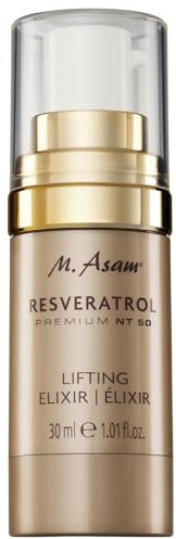 M. Asam Resveratrol Premium NT50 Longevity Lifting Elixir (30ml) | Anti-Aging Serum mit Hyaluron & Peptiden, Antifaltencreme mit Anti Aging Wirkung, hochwirksames Gesichtsserum mit Hyaluron
