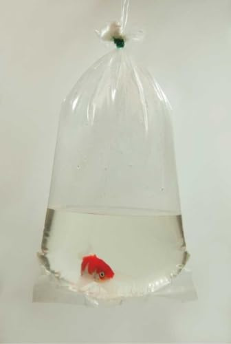 HAPPET Fischtransportbeutel 18 × 40 cm, 100 Stück – Transparente Fischbeutel mit abgerundetem Boden, Garnelen Transportbeutel und Zierfischtüte für Aquaristik, Züchter und Zoofachhandel