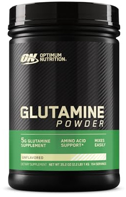 Optimum Nutrition L-Glutamine Muscle Recovery Powder, 1000 Gram, 194 Servings (Pack of 1)