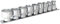 Sealey Ak2761 Socket Set 9Pc 3/8Sq Drive 6Pt Walldrive Imperial