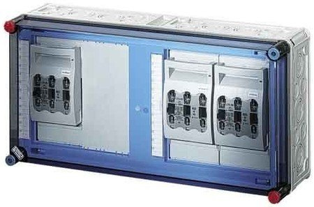 Hensel Sicherungsgehäuse 3x NH00 Mi 6436