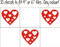 FSSS Ltd 10 x Heart in Heart Tile transfer stickers kitchen bathroom shabby chic diy home (TEAL, 130mm)