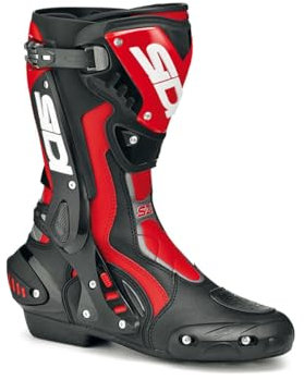 Sidi ST Stivali da Moto, Nero/Rosso, 39