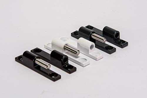 Alu Scharnier standard in weiß, braun und anthrazit Insektenschutz Fliegengitter Tür Fenster (anthrazit)