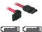 DeLOCK Doppelpack SATA Kabel 50cm Links/gerade Kabel 1 x HDD 2 x 7 pol SATA 0.50 m Links gewinkelt