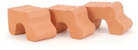 Apta Ltd Terracotta Pot Feet Set of 3