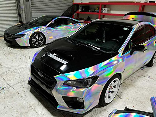 3D HOLOGRAPHIC Chrom RAINBOW für Car Wrapping, Spiegelfolie, Effektfolie 1,5m x 1,52m
