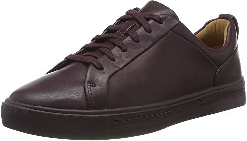 Clarks Un Maui Lace, Women’s Low-Top Sneakers, Brown Aubergine Lea Aubergine Lea, 8 UK
