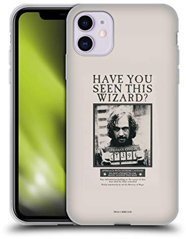 Head Case Designs Officially Licensed Harry Potter Sirius Black Poster Prisoner Of Azkaban II Gel Case [Military Grade Protection] Compatible With Apple iPhone 11