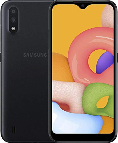 Samsung Galaxy A01 (SM-A015F/DS), 16 GB, 2 GB de RAM Dual SIM, Pantalla de 5,7, gsm Desbloqueado, Color Negro