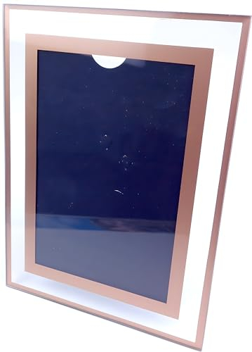 YOFAN Glas-Bilderrahmen, 10,2 x 15,2 cm, verspiegelt, goldfarben