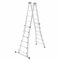 ProfiStep Multi Position Teleskopleiter Aluminium mit Stabilisator (4x6 Stufen)