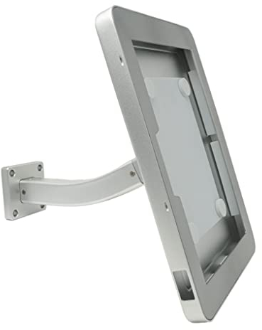 System-S Wall Mount Lockable for Microsoft Surface Pro 7 Pro 3 Pro 4 12.3 Inch Grey