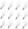 Lampadine a LED e14 Candela C37 6W Luce Bianca Naturale, 4200k Equivalenti 40W Alogena Bulbi, 550lm Non Dimmerabile,Attacco Piccolo E14 SES Risparmio Energetico Nessun Sfarfallio Lampadina Pacco da 12