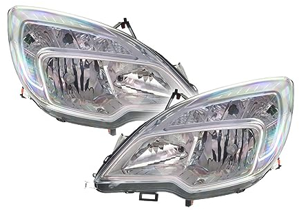 Hella Visteon Scheinwerfer H1 H7 Set Vorne Links/Rechts Kompatibel mit Opel Meriva B S10 10-17 1Ej354676-011