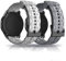 2 Packs Silikon Armbänder 20mm Kompatibel mit Huawei Watch GT2 / GT3-42mm Sport Textur Ersatzband Für Damen Herren Armband Für Huawei Watch GT2 / GT3-42mm (F)