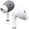 elago [Passend für das Gehäuse] Ohrstöpsel-Abdeckung kompatibel mit Apple AirPods Pro 2, Anti-Rutsch-Silikon-Abdeckung, staubfrei (2 Paar in 2 Farben) (Dunkelgrau/Weiß)