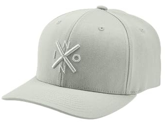 NIXON Exchange Herren Mütze Flex Fit, Moosnebel, S/M