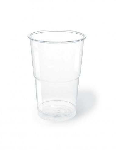 TELEVASO - 4800 uds - Vasos de color transparente, de polipropileno (PP) - Capacidad de 100 ml - Reciclables - Ideal para bebidas frías como agua, refresco, zumos, té helado