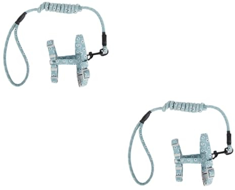 2St pet Supplies haustierbedarf katzenzubehöhr für Katzen zubehör katzenhalsband Geschirr Bequeme Weste Welpenhalsband Tragegurt Haustierzubehör Japanischer Stil Leine Katzenkette